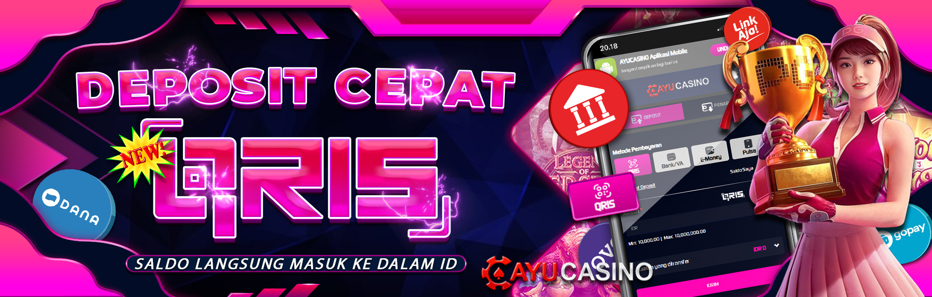 Deposit QRIS 1 Detik